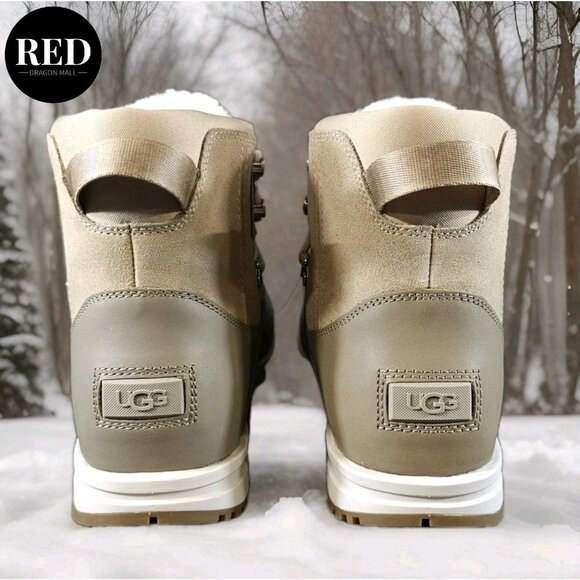 UGG SAND BRECKEN LACE EXTREME WATERPROOF WINTER BOOTS - WOMEN'S SIZE 8 - Picture 5 of 14